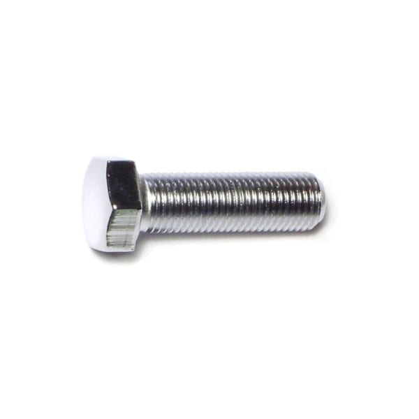 Midwest Fastener Grade 5, 3/8"-24 Hex Head Cap Screw, Chrome Plated Steel, 1-1/4 in L, 10 PK 75303 - main